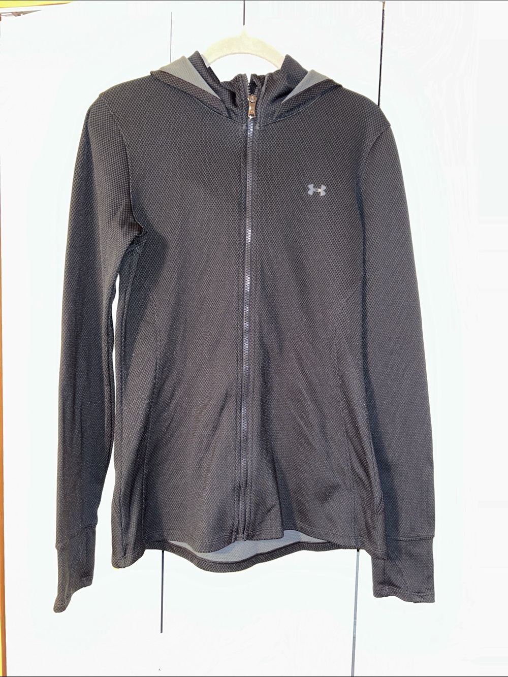 Under Armour Black Hooded Performance Zip Jacket